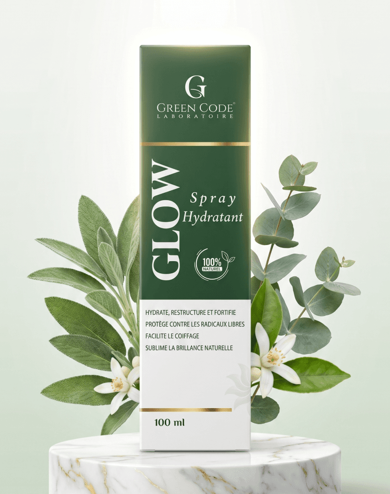 Green Glow spray capillaire pour cheveux brillants